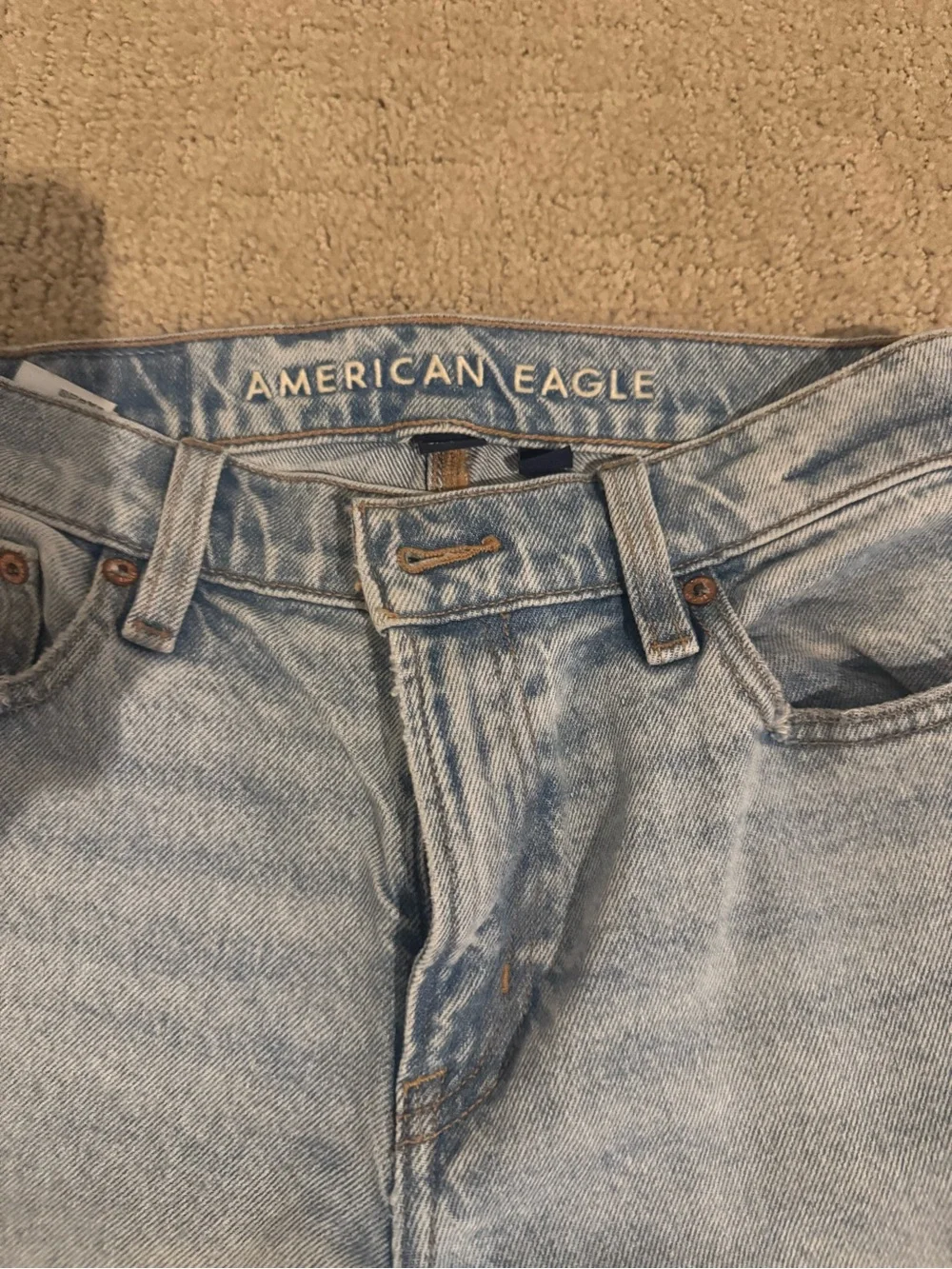 Light Wash barrel jeans  - Light Blue